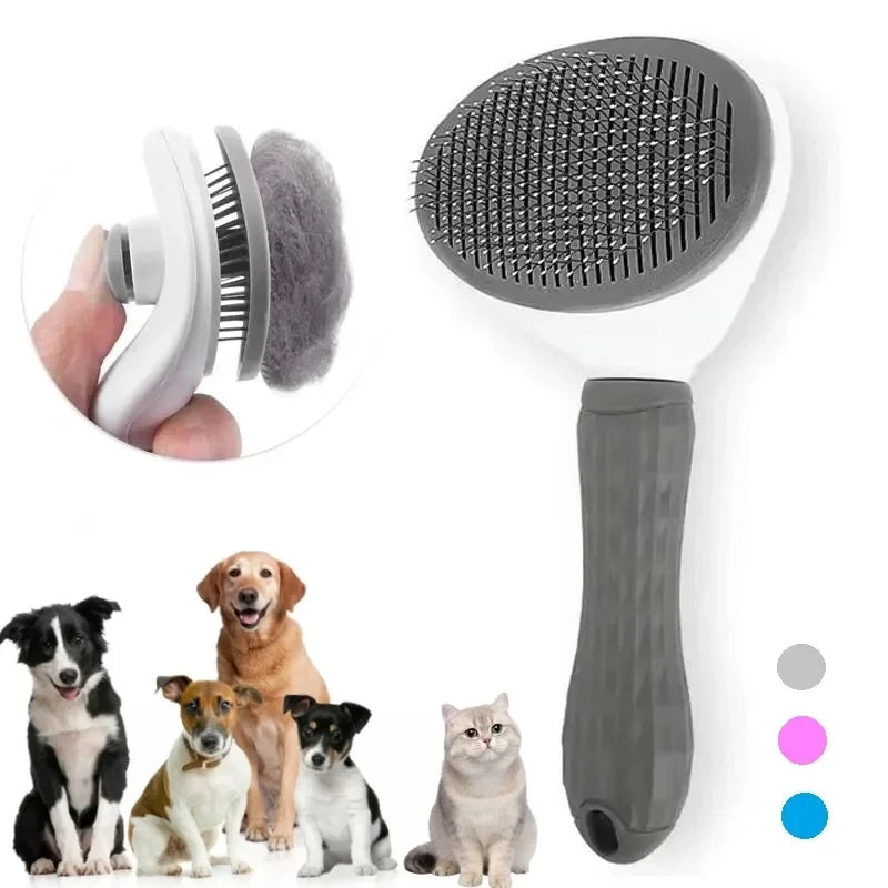 Brosse de Toilettage Pawlm — Démêlante & Anti-Poils Morts